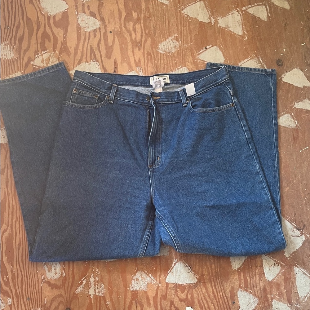 L.L. Bean Deep Blue Relaxed Jeans